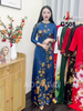 g508-ao-dai-gam-mau-xanh-co-ban-co-tron-tay-lo-in-hoa-phu-dung-dep