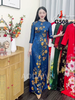 g508-ao-dai-gam-mau-xanh-co-ban-co-tron-tay-lo-in-hoa-phu-dung-dep