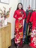g509-ao-dai-gam-mau-do-co-cao-2cm-tay-dai-in-hoa-xuan-dep