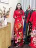 g509-ao-dai-gam-mau-do-co-cao-2cm-tay-dai-in-hoa-xuan-dep