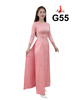 ao-dai-gam-g55-ao-dai-gam-mau-hong-co-tron-tay-lo