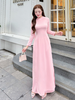 ao-dai-lua-my-tron-nhieu-mau-co-cao-2cm-tay-dai