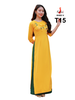 ao-dai-t15-aodaivn-mau-vang-kh05-co-tron-tay-lo-vai-lua-my-theu-hoa-dep