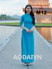 m12-ao-dai-lua-my-mau-xanh-ngoc-co-cao-2cm-tay-lo
