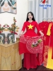 ao-dai-sao-vang-h6-co-tron-tay-lo-in-hoa-sen-trong-dong