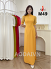 m49-ao-dai-thiet-ke-mau-vang-co-cao-2cm-tay-bong-voan-to-mem