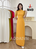 m49-ao-dai-thiet-ke-mau-vang-co-cao-2cm-tay-bong-voan-to-mem