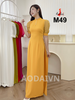 m49-ao-dai-thiet-ke-mau-vang-co-cao-2cm-tay-bong-voan-to-mem