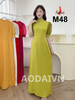 m48-ao-dai-thiet-ke-mau-xanh-com-co-cao-2cm-tay-bong-voan-to-mem