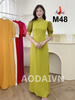 m48-ao-dai-thiet-ke-mau-xanh-com-co-cao-2cm-tay-bong-voan-to-mem