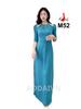 m52-ao-dai-thiet-ke-lua-my-mau-xanh-ngoc-co-tron-vai-ghep-luoi-tay-bong-dinh-pha