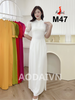 m47-ao-dai-thiet-ke-mau-trang-co-cao-2cm-tay-voan-to-bong-mem-nhe