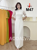 m47-ao-dai-thiet-ke-mau-trang-co-cao-2cm-tay-voan-to-bong-mem-nhe