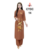 bo-cach-tan-di-chua-ctdc14-lua-tam-y-mau-nau-co-tron-tay-lo-theu-hoa-sen