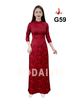 g59-ao-dai-gam-mau-do-do-co-cao-2cm-tay-lo