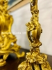 Bộ đồng hồ để bàn Pháp phong cách Louis XV