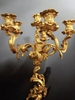 Bộ đồng hồ cổ Pháp phong cách nghệ thuật cổ điển Rococo