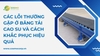 Các lỗi thường gặp ở băng tải cao su và cách khắc phục hiệu quả