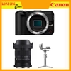 Canon EOS R50 V Body + Sigma 18-50mm F2.8 DC DN (C) + DJI RS 4 Mini - Chính Hãng
