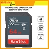Thẻ nhớ SDHC Sandisk Ultra 64GB Class 10 100MB/s SDSDUNR-064G-GN3IN
