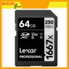 Thẻ nhớ Lexar SD64GB 1667X (Profes. 1667x SDXC UHS-II U3 V60)