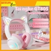 TAI NGHE ONIKUMA GT838 Tri-Mode (2.4G+Bluetooth+Wired) White Pink