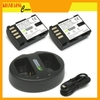 Pin Wasabi (2-Pack) và Bộ sạc USB kép cho Panasonic DMW-BLF19 (KIT-BB-BLF19)