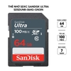 Thẻ nhớ SDHC Sandisk Ultra 64GB Class 10 100MB/s SDSDUNR-064G-GN3IN