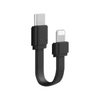 Dây sạc ngắn Eloop S10L Type-C to Lightning 8cm