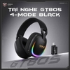 Tai nghe GT805 Tri-Mode (2.4G+Bluetooth+Wired) Black