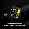 Thẻ nhớ Lexar 512GB Professional 2000x UHS-II SDXC