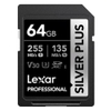 Thẻ Nhớ Lexar SDXC 64GB Silver Plus 255MB/s 135MB/s