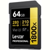Thẻ nhớ Lexar 64GB Professional 1800x UHS-II SDXC Card V60