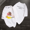 ÁO ADLV BABY FACE DONUTS WHIE