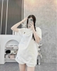 Tee WHOAU white Logo
