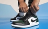 NIKE AIR JORDAN 1 LOW GREEN TOE