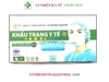 Khẩu Trang 4 lớp Trường Mạnh ( màu xanh )