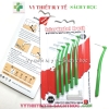 Set 5 bàn chải vệ sinh kẽ răng chuyên nghiệp 0.5mm