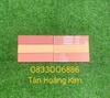 Gạch thẻ 6x24cm màu đỏ đậm Gốm Đất Việt