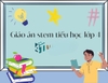 Giáo án STEM lớp 4 dễ triển khai, phù hợp thực tế giảng dạy