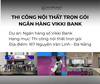DỰ ÁN THI CÔNG NỘI THẤT NGÂN HÀNG VIKKI – ĐÀ NẴNG
