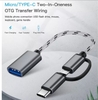 Cáp OTG 2in 1 (MicroUSB+TypeC)