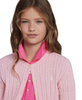 Big Girls Cable-Knit Cotton Cardigan