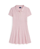 Big Girls Cable-Knit Cotton Polo Sweater Dress