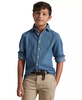 Big Boys Cotton Chambray Sport Shirt
