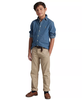 Big Boys Cotton Chambray Sport Shirt