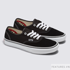 Vans Authentic Pro Skateboard Black White