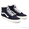 Vans Sk8 Hi Pig Suede Parisian Night Dress Blue