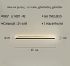 ĐÈN LED HÌNH OVAL - GẮN TƯỜNG TRẦN, CHIẾU GƯƠNG, ĐẦU GIƯỜNG - ĐA MÀU - CÔNG SUẤT 24W - M: JZ6695-42