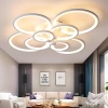 ĐÈN LED ỐP TRẦN MEKA HÌNH 8 VÒNG TRÒN - ĐIỀU CHỈNH KÍCH THƯỚC - CÔNG SUẤT 12W - ĐA MẦU - ĐIỀU KHIỂN THÔNG MINH 2.4G - M: 8023-8